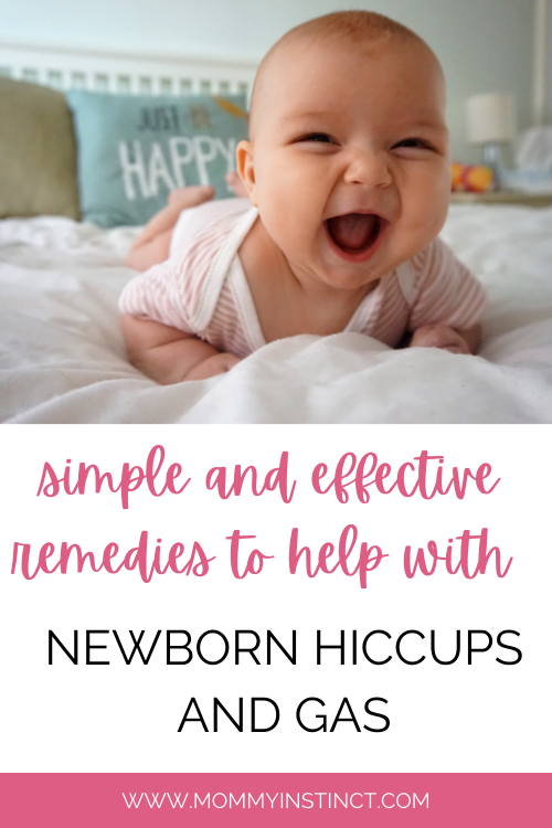 newborn hiccups and gas