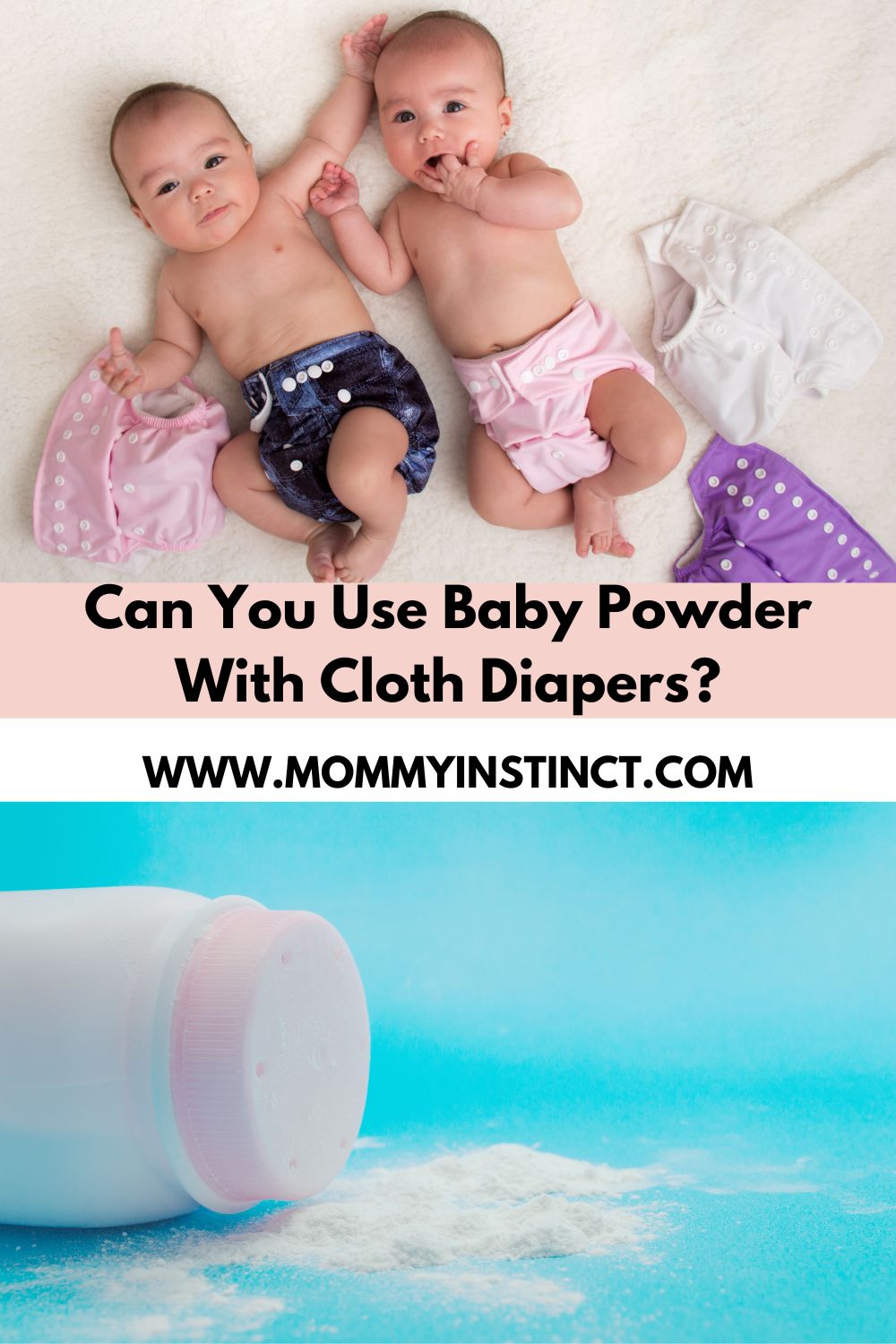 can you use baby powder with cloth diapers